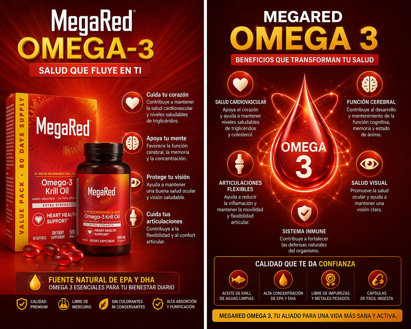 MEGARED OMEGA 3